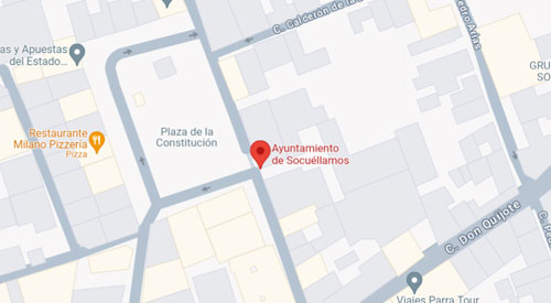 mapa Registro Civil Juzgado de Paz de Socuéllamos